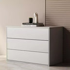 Meuble de rangement empilable de 80 cm, design moderne, convient pour le salon et la chambre à coucher, blanc ivoire