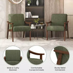 Fauteuil en velours côtelé du milieu du siècle pour salon, chambre à coucher