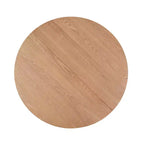 Table à manger ronde rustique avec piétement croisé 48 po