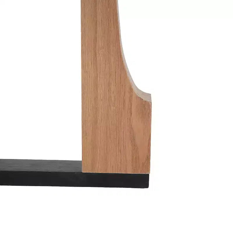 Table à manger ronde rustique avec piétement croisé 48 po