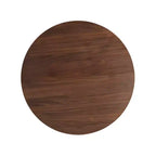 Table à manger ronde rustique avec piétement croisé 48 po