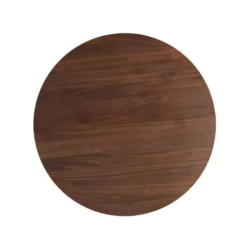 Table à manger ronde rustique avec piétement croisé 48 po