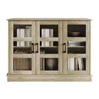 Bahut buffet moderne en bois avec portes de rangement pour salle à manger