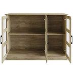 Bahut buffet moderne en bois avec portes de rangement pour salle à manger