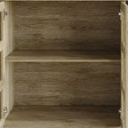 Bahut buffet moderne en bois avec portes de rangement pour salle à manger