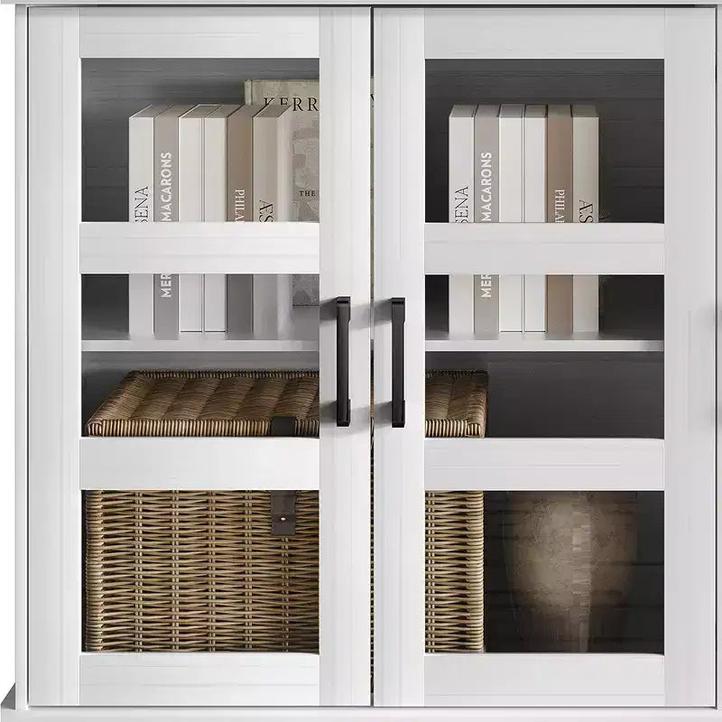 Bahut buffet moderne en bois avec portes de rangement pour salle à manger