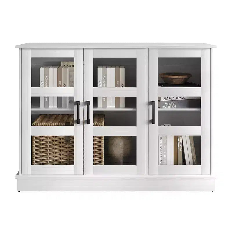 Bahut buffet moderne en bois avec portes de rangement pour salle à manger