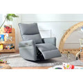Adult Electric Rotating Rocking Recliner, 270-degree Rotating Rocking Recliner, Small Electric Recliner Suitable For Small Spaces
