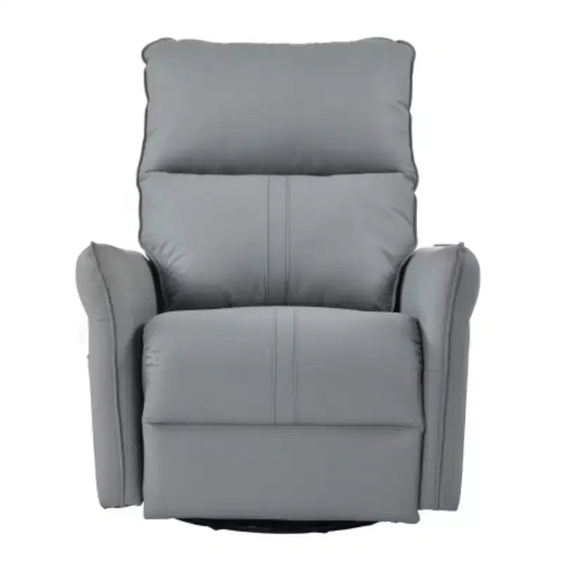 Fauteuil inclinable, pivotant et berçant électrique pour adultes, fauteuil inclinable, pivotant et berçant à 270 degrés, petit fauteuil inclinable électrique adapté aux petits espaces