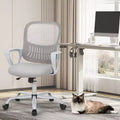 Premium Tall Office Chair, Counter Height, Adjustable Foot Ring Included for Standing Desk Users