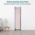 Séparateur de pièce 4 Panneaux Pliant Paravent 1,7M Cloison Amovible Autonome