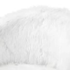 Fauteuil d'appoint en fourrure – Fauteuil rembourré moelleux pour salon et chambre à coucher
