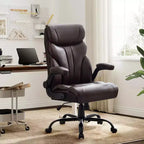 Chaise de bureau à dossier haut, chaise de bureau d'ordinateur réglable en hauteur, angle d'inclinaison du dossier, support lombaire, roulettes pivotantes, confortable pour le bureau et le jeu.