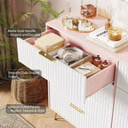 Commode 8 tiroirs pour chambre à coucher, commode en bois de 55W avec pieds en métal, organisateur de rangement de vêtements, commode de placard et meuble TV pour couloir