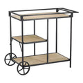Shelf with Wheels Mobile Storage Unit 32.3x15.7x26.8