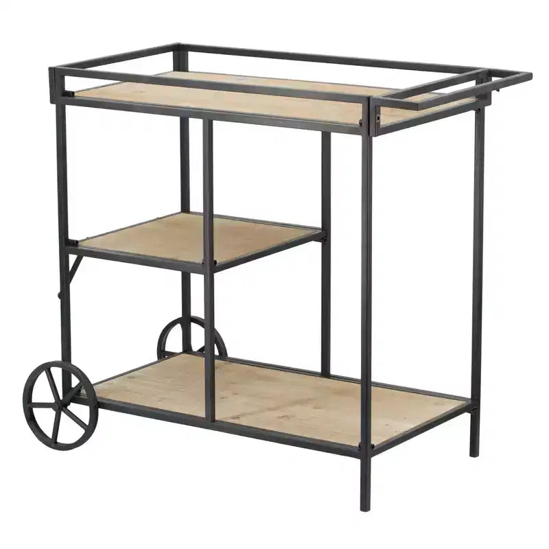 Étagère à roulettes Meuble de rangement mobile 82x40x68cm