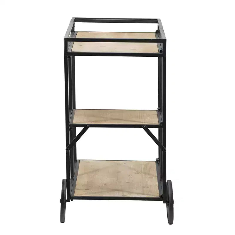 Étagère à roulettes Meuble de rangement mobile 82x40x68cm