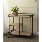 Étagère à roulettes Meuble de rangement mobile 82x40x68cm