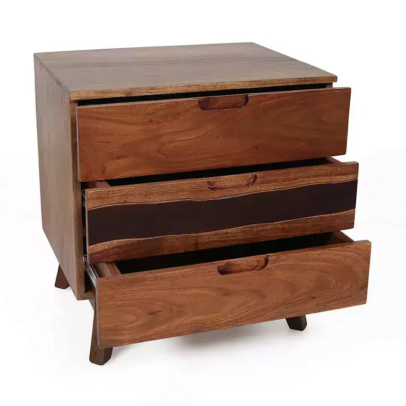 Table de chevet avec rangement pour chambre 21,5x16,5x23