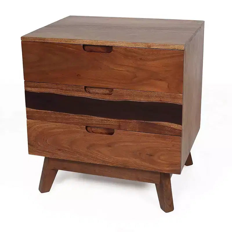 Table de chevet avec rangement pour chambre 21,5x16,5x23