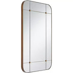 Miroir mural segmenté or vieilli 24x38