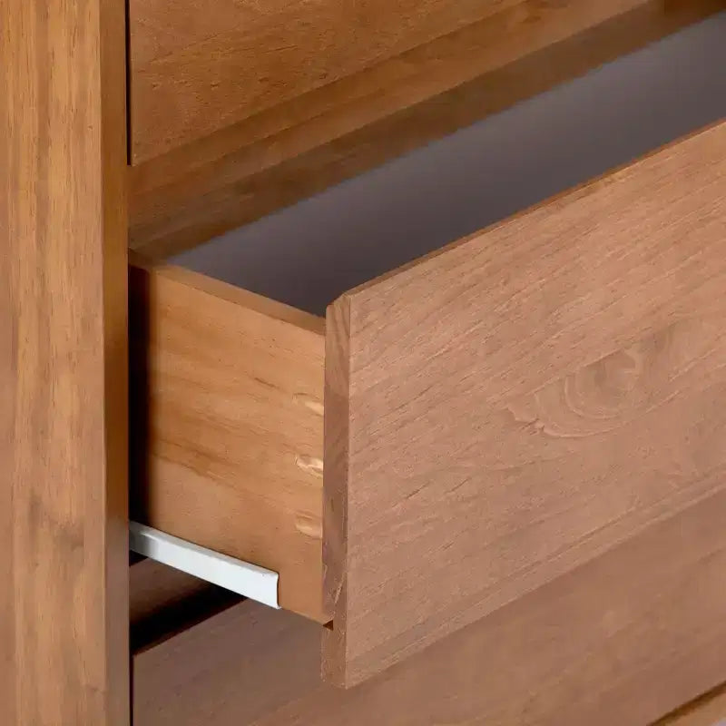 Commode à 3 tiroirs – Meuble de rangement compact pour chambre avec tiroirs coulissants fluides
