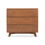 Commode à 3 tiroirs – Meuble de rangement compact pour chambre avec tiroirs coulissants fluides