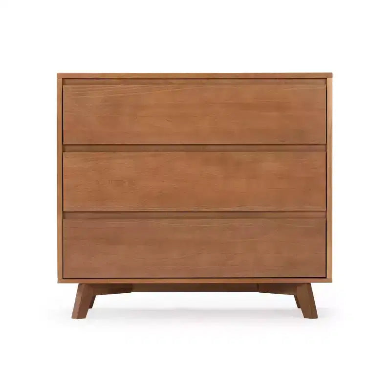 Commode à 3 tiroirs – Meuble de rangement compact pour chambre avec tiroirs coulissants fluides