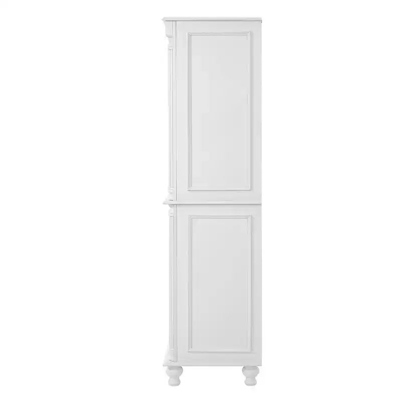 Meuble de rangement autoportant pour cuisine de 196,3 cm de haut avec 6 portes, 5 tiroirs et étagères réglables