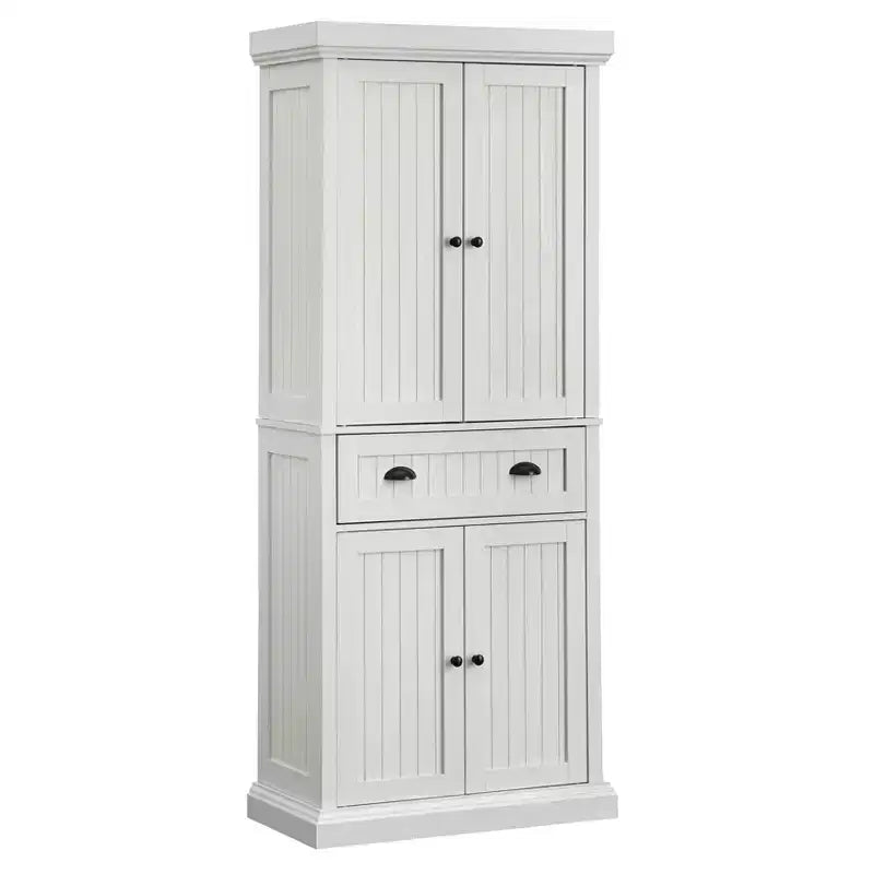Buylateral Medicott Tall Kitchen Cabinet White